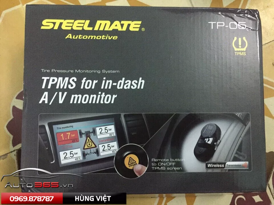 Cảm biến áp suất lốp SteelMate TP-05 Chính hãng Giá rẻ